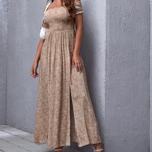 Shein off the shoulder with middle slit